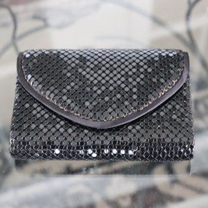 Black Sequin Clutch / Bag * HIdden Strap * Sparkle